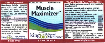 Image Of Label (Muscle Maximizer)